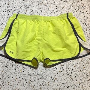 Under Armour Women's Bright Yellow Athletic Shorts XL women’s